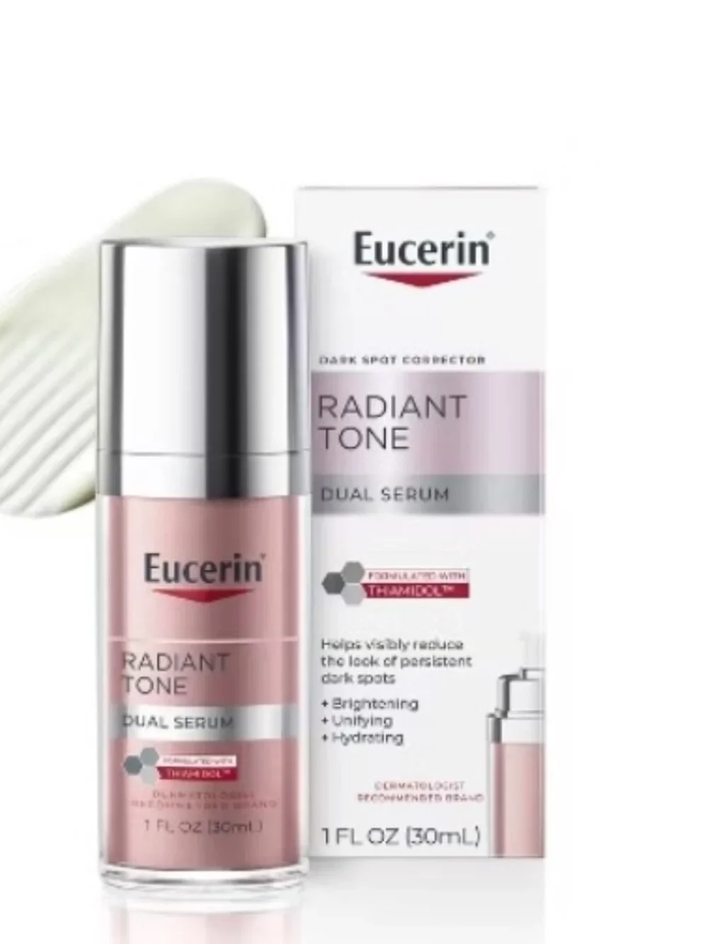 New $40 Eucerin Radiant Tone 4.5 Star Dark Spot Corrector Wrinkle Reducer